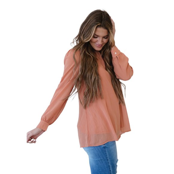 🧡🧡🧡 Zenana Once Upon A Time Plus Size Chiffon Blouse 🧡🧡🧡 - Picture 11 of 11